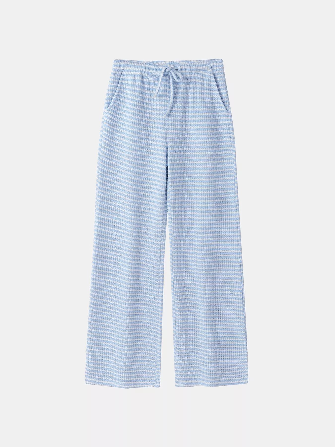 Drawstring Wide Leg Pants