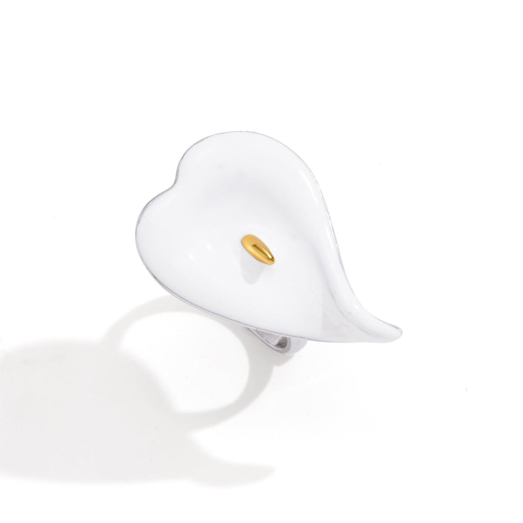 Calla Lily Statement Ring