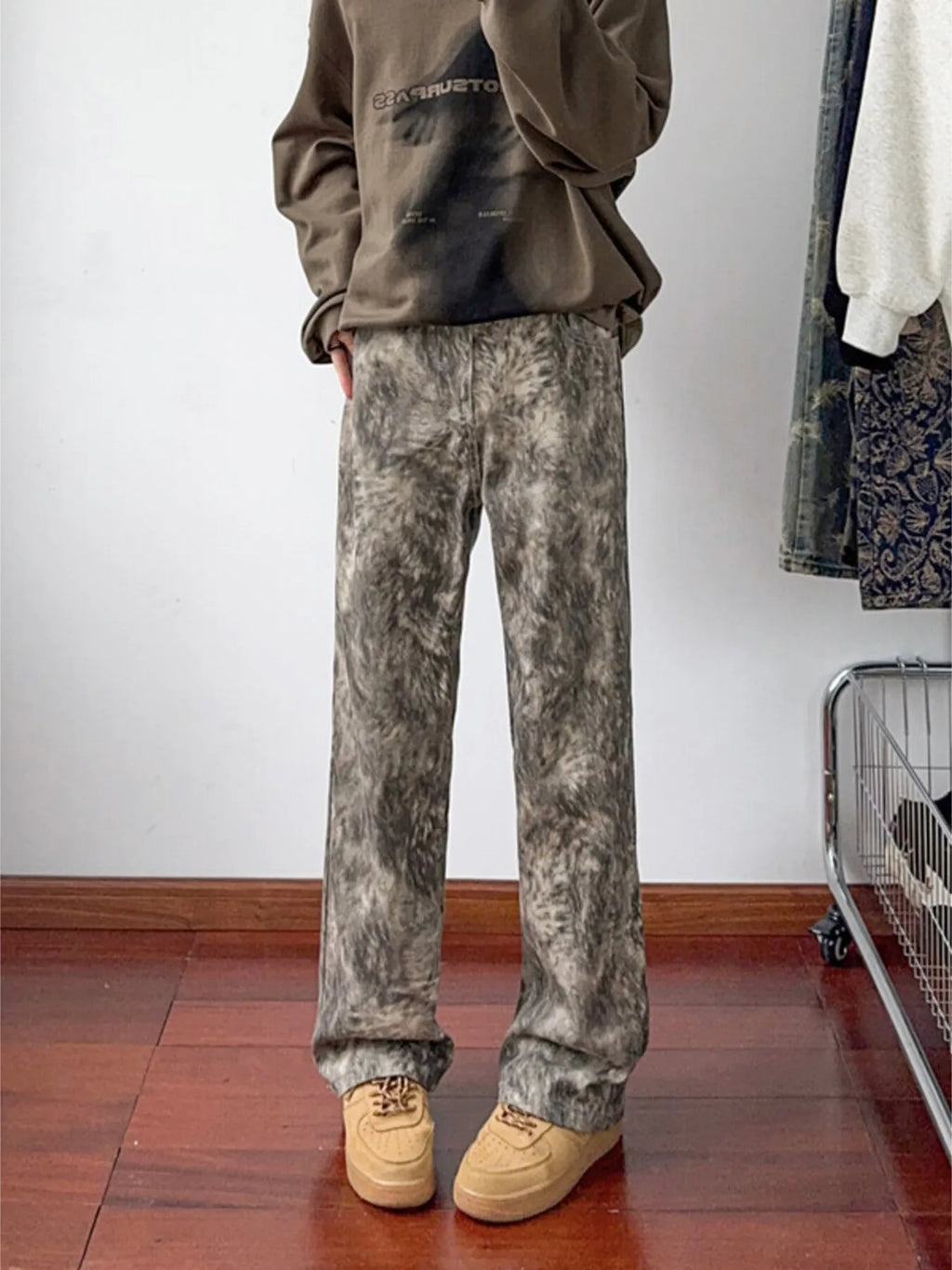 Men's Full Size Loose Fit Jeans Plus Size