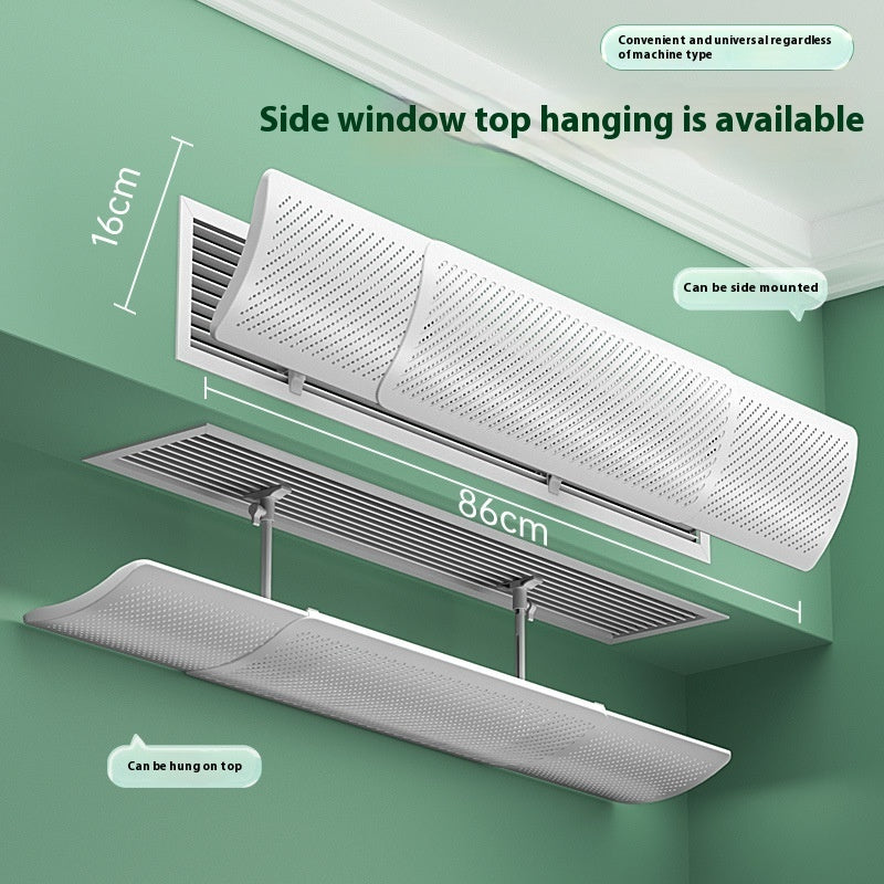 General-purpose Central Air Conditioning Duct Air Conditioning Air Outlet Anti-straight Blowing Wind-guiding Hood