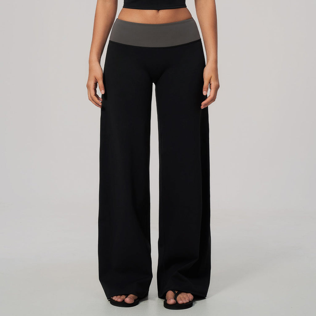 Fashionable Waist Hugging High Waisted And Hip Lifting Micro Flared Yoga Pants