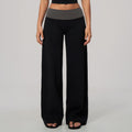 Fashionable Waist Hugging High Waisted And Hip Lifting Micro Flared Yoga Pants
