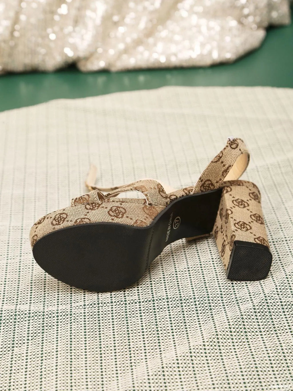 Platform Block Heel Sandals