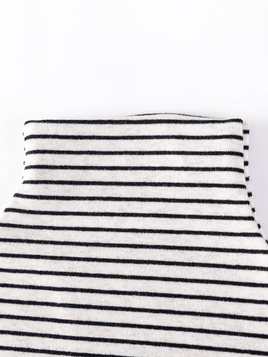 Children's Long-Sleeve Striped Turtleneck T-Shirt