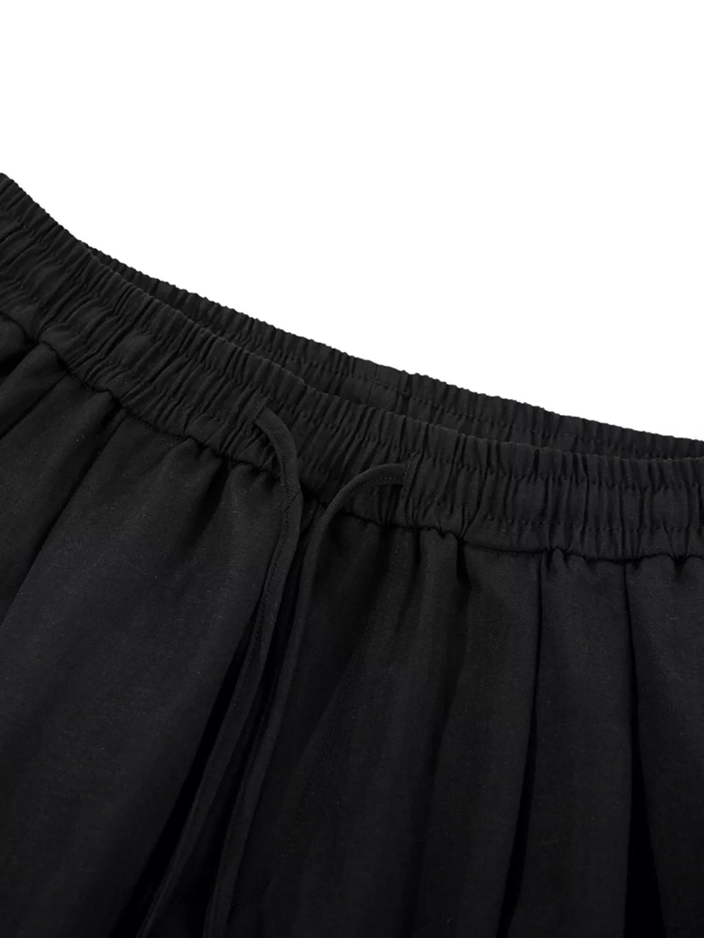 Men's Wide-Leg Drawstring Pants