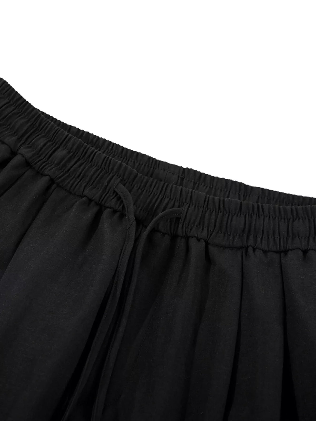 Men's Wide-Leg Drawstring Pants