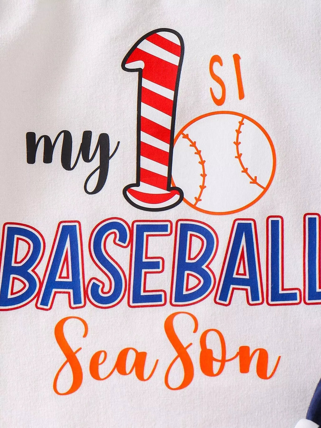 Children's My First Baseball Season Bodysuit and Shorts Set