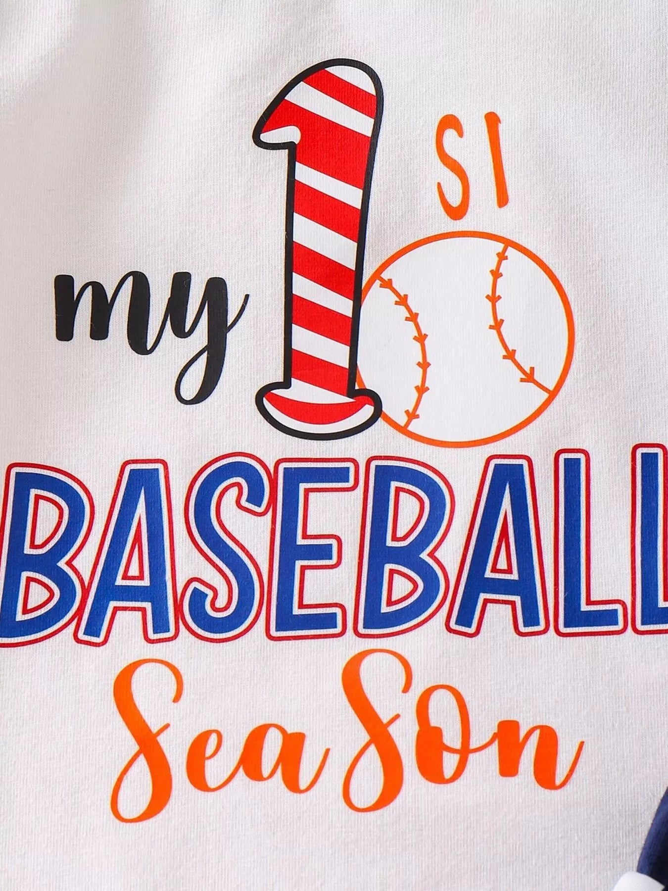 Children's My First Baseball Season Bodysuit and Shorts Set