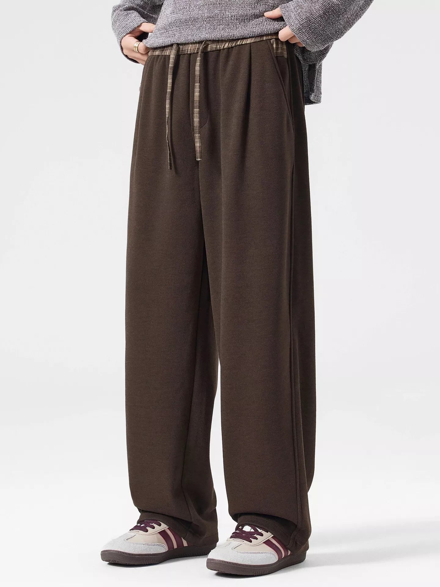Men's Plus Size Loose Fit Drawstring Casual Pants