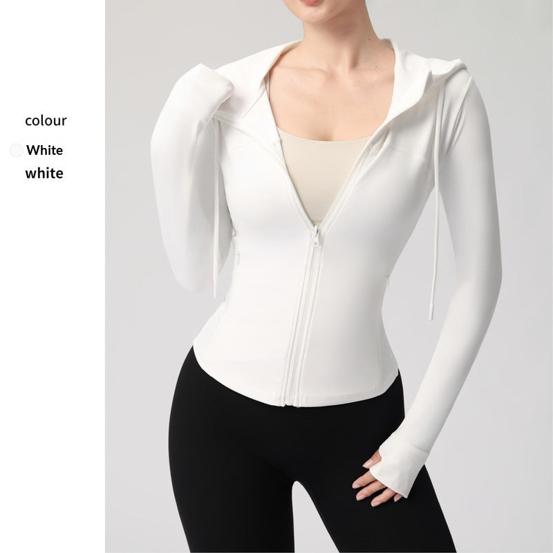 New Womens Yoga Jacket Long-sleeve Yoga Wear