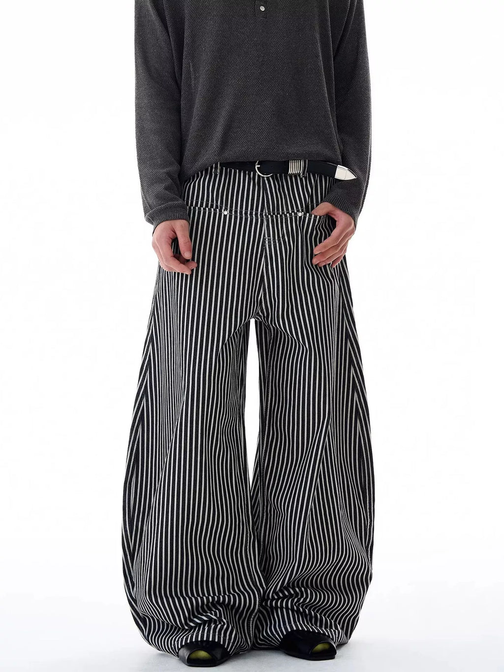 Men's Full Size Wide Leg Pants Plus Size
