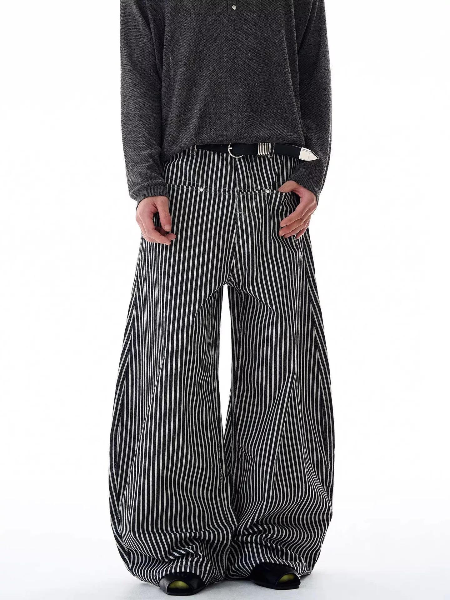 Men's Full Size Wide Leg Pants Plus Size