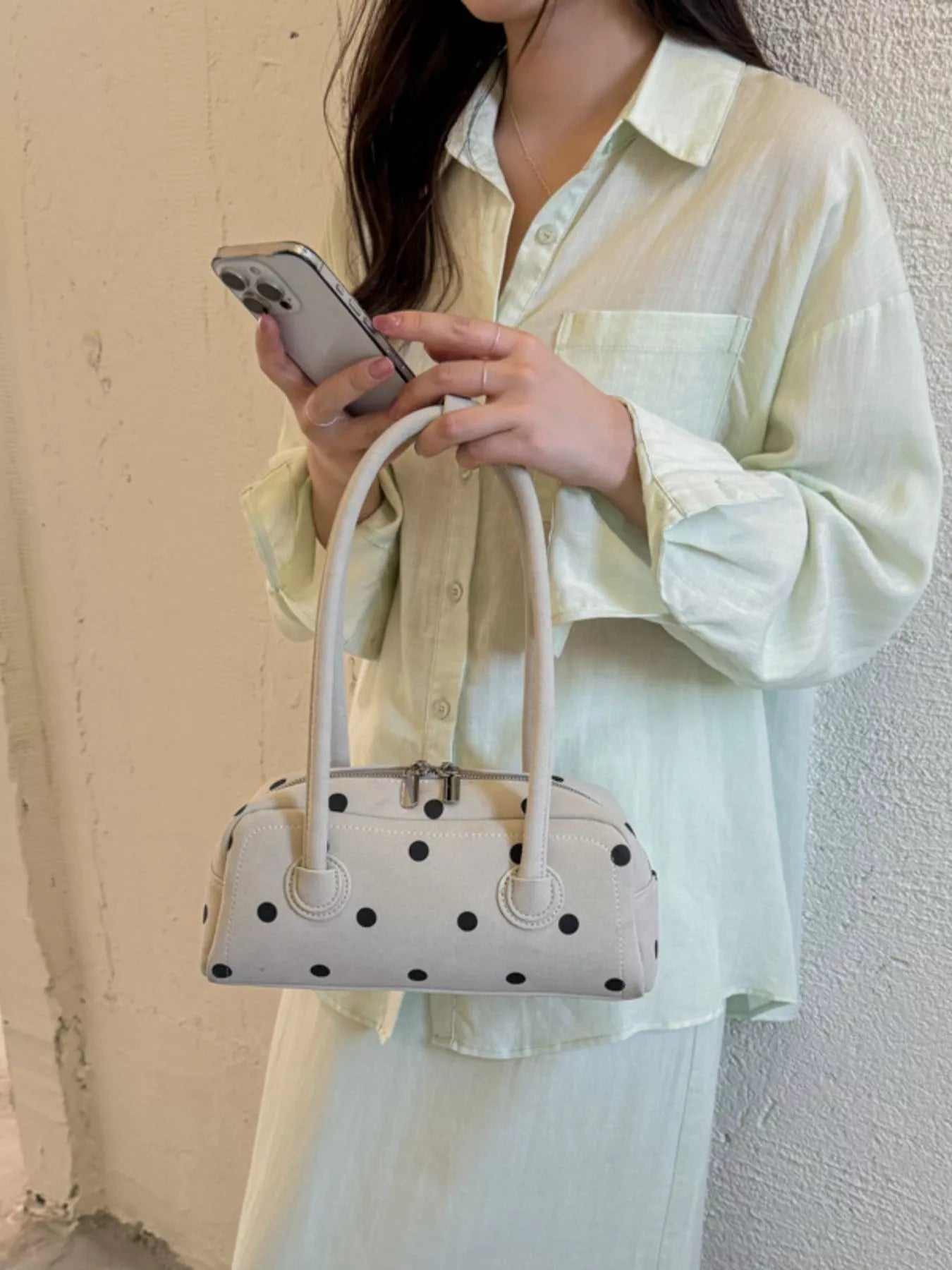 Polka Dot Shoulder Bag
