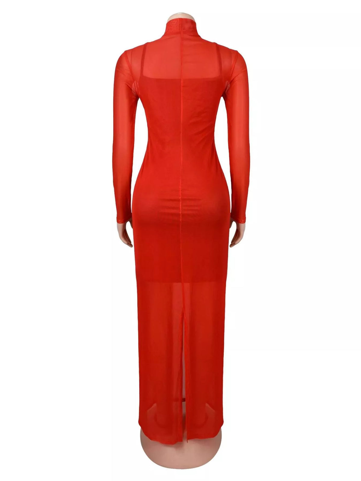 Cami Dress and Rhinestone Horse Mesh Maxi Dress Set