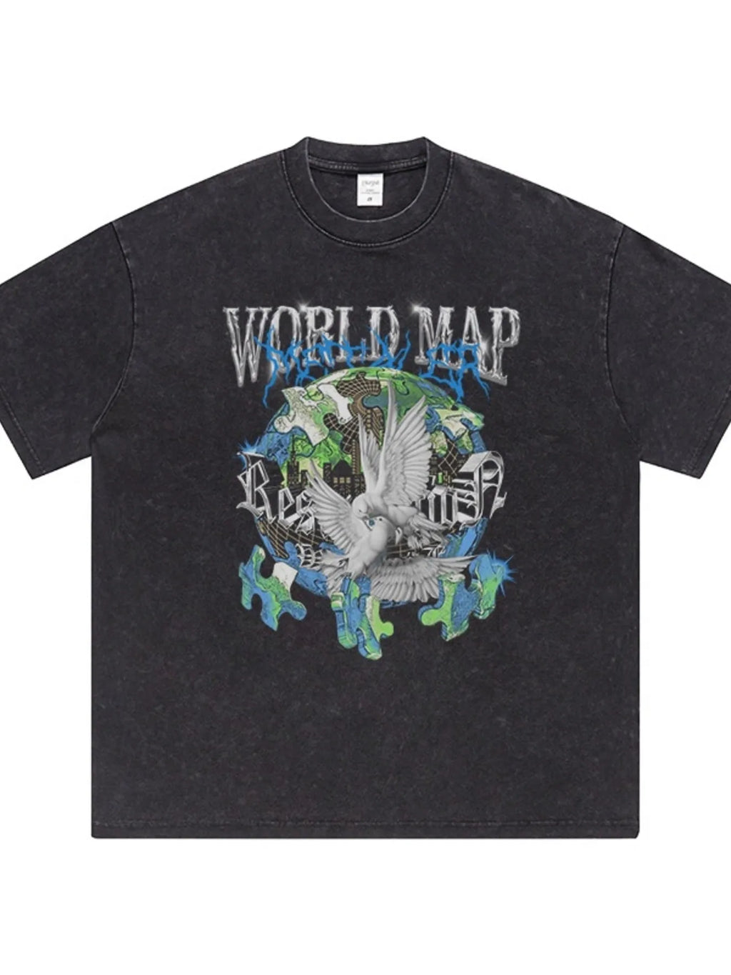 Graphic Round Neck Short Sleeve T-Shirt