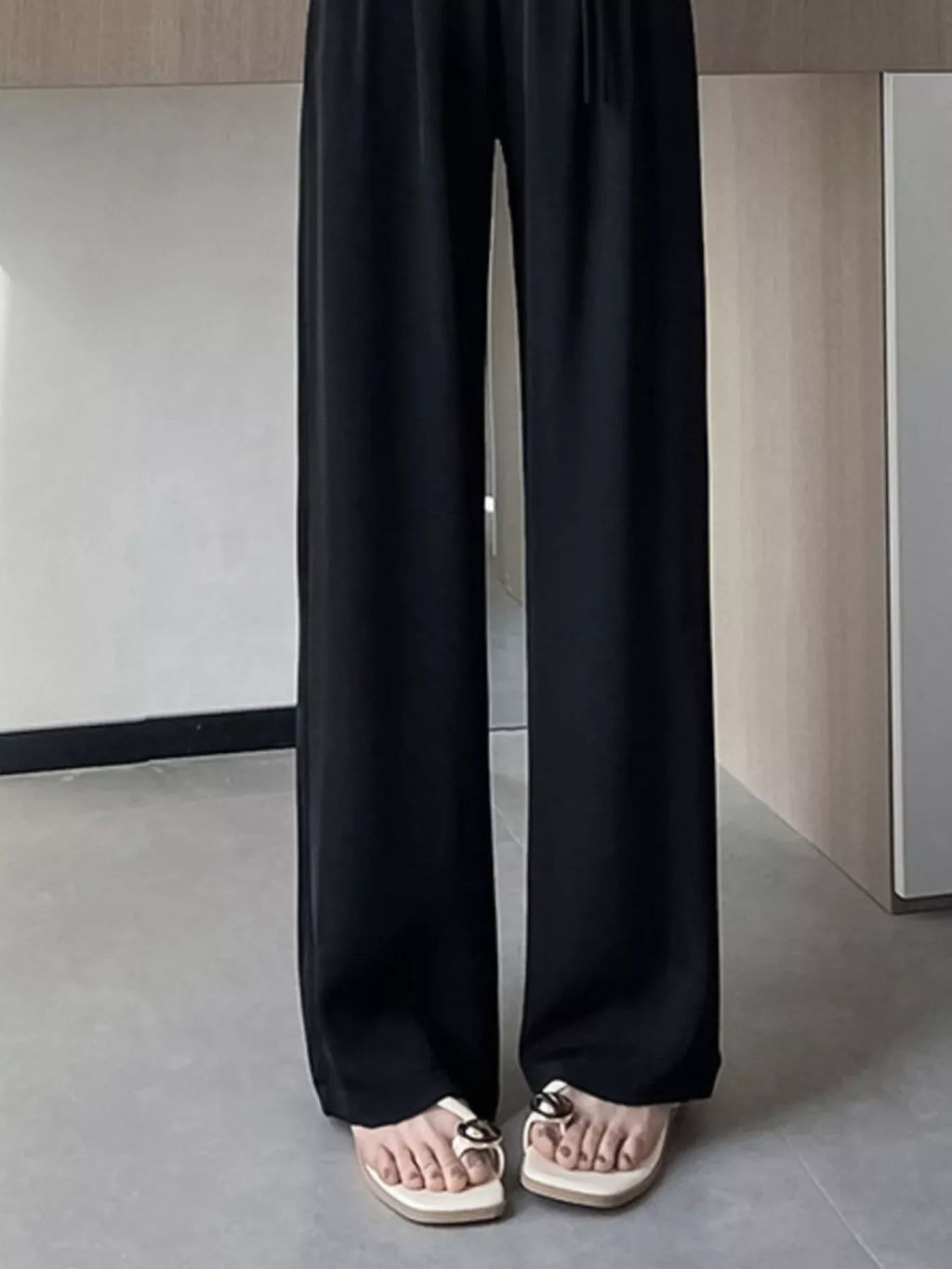 High-Waisted Wide-Leg Pants
