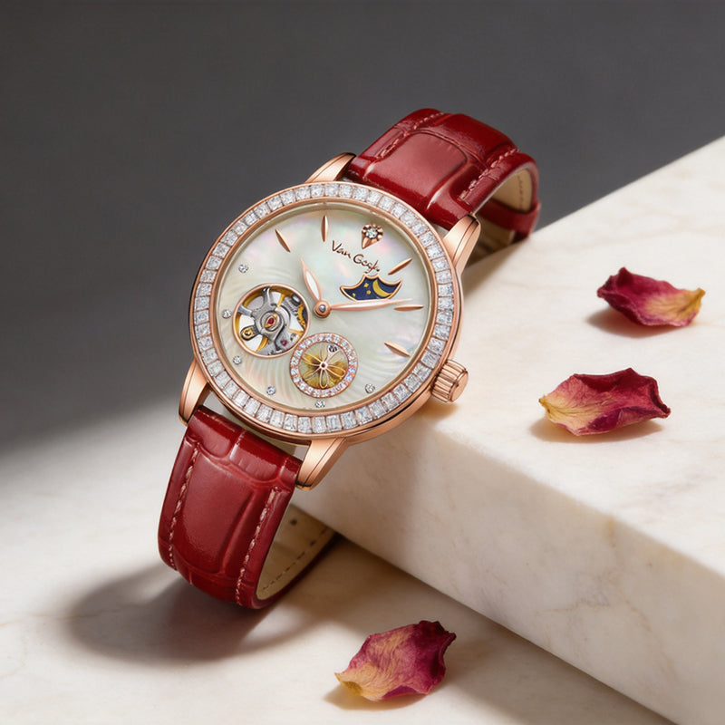 VAN GOGH Automatic Mechanical  New Women's Mechanical Sunflower