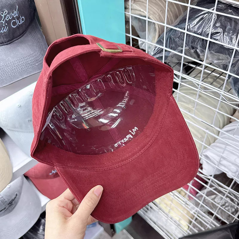 Embroidered Letter Baseball Cap
