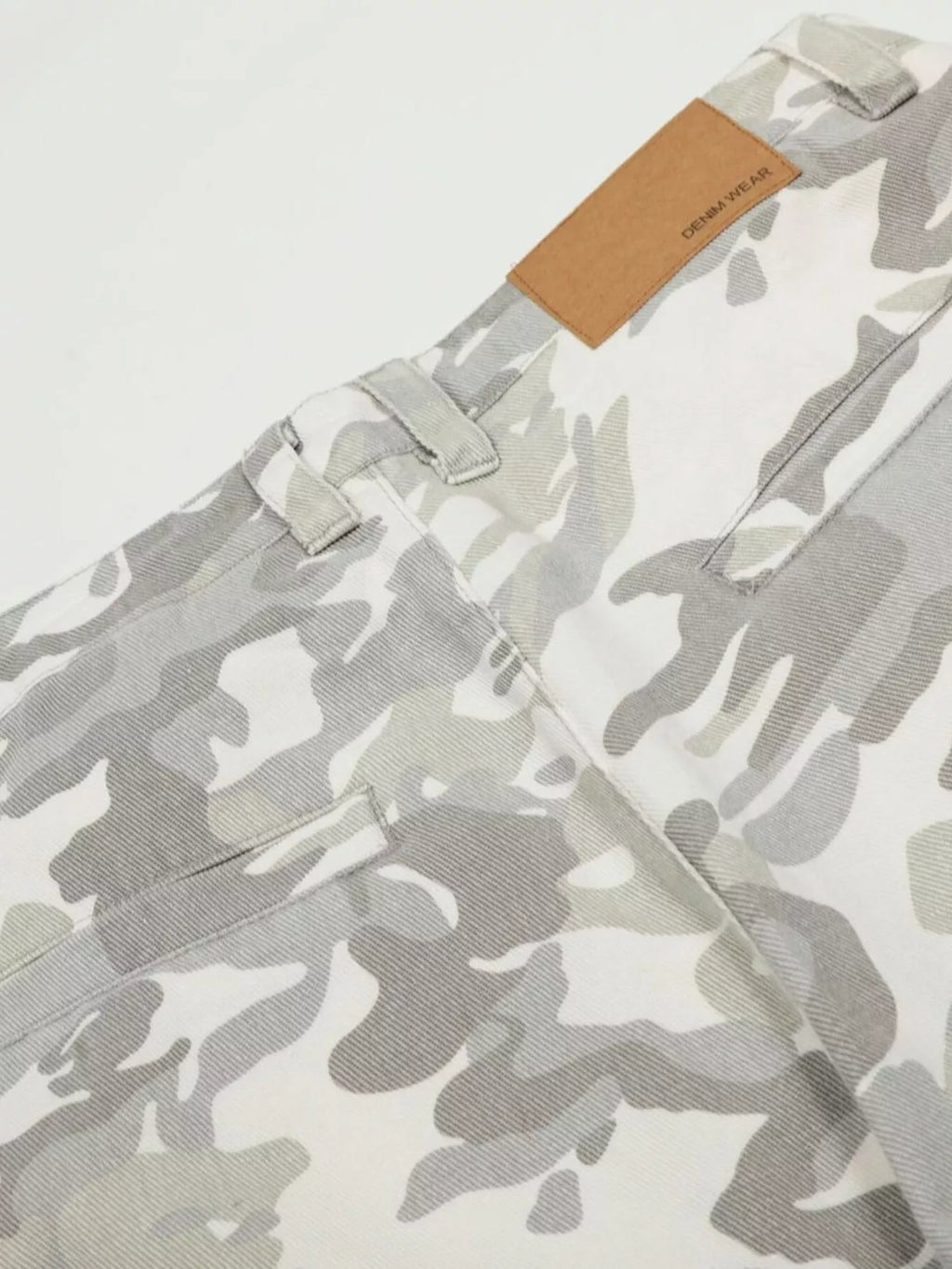 Men's Camouflage Wide-Leg Cargo Pants