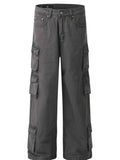 Men's Wide Leg Multi-Pocket Cargo Pants