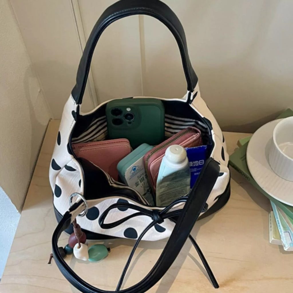 Polka Dot Shoulder Bag