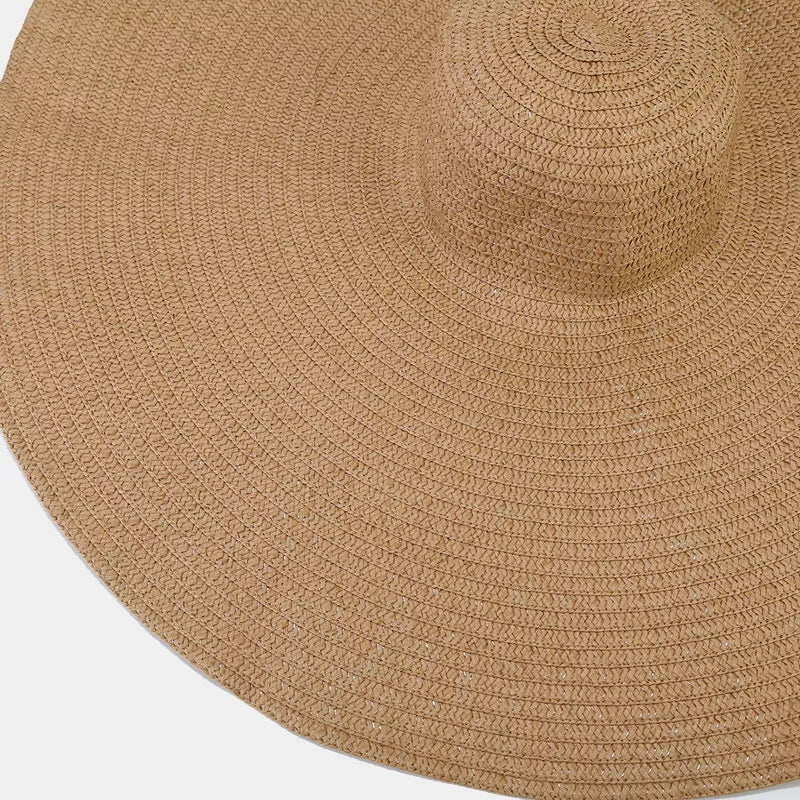 Oversized Wide Brim Straw Sun Hat