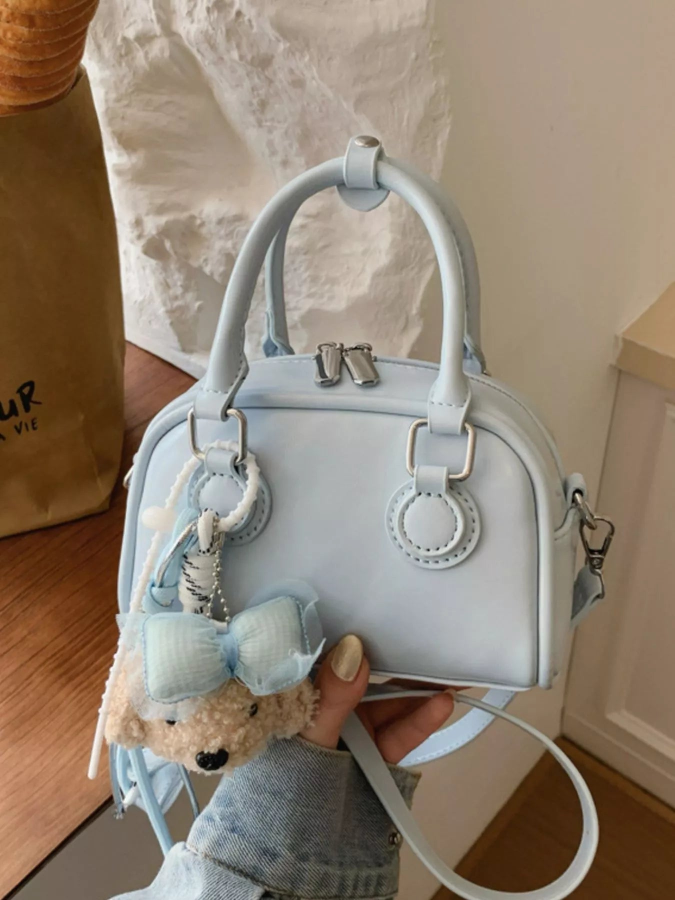 PU Leather Mini Crossbody Bag