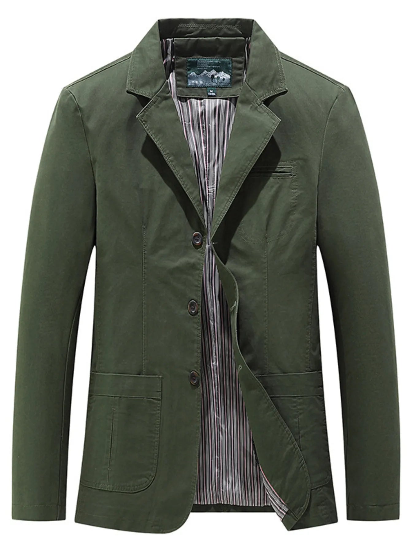 Men's Plus Size Casual Lapel Collar Blazer