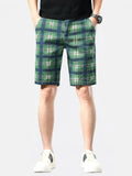 Men's Plaid Casual Shorts