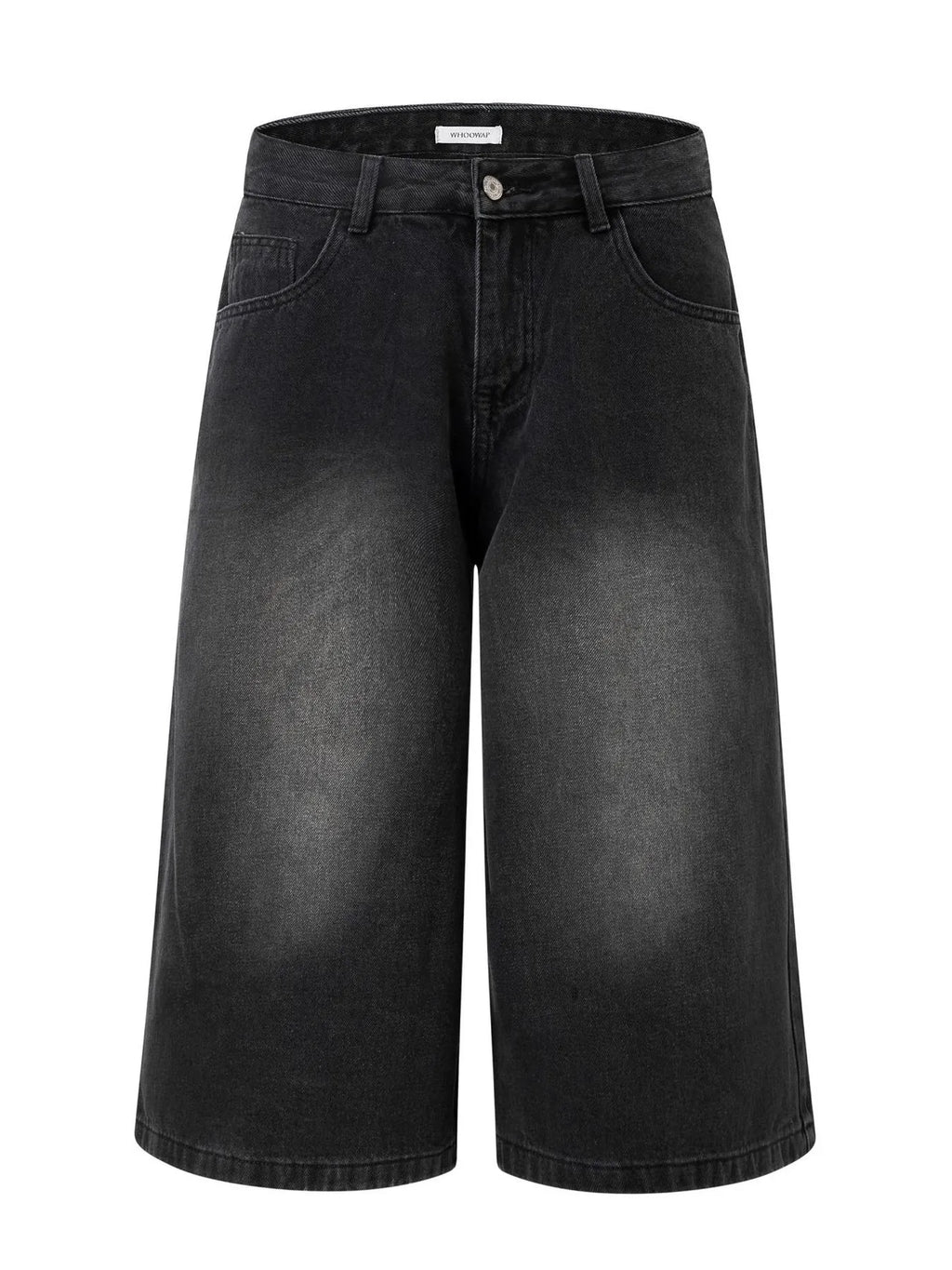 Men's Washed Denim Bermuda Shorts