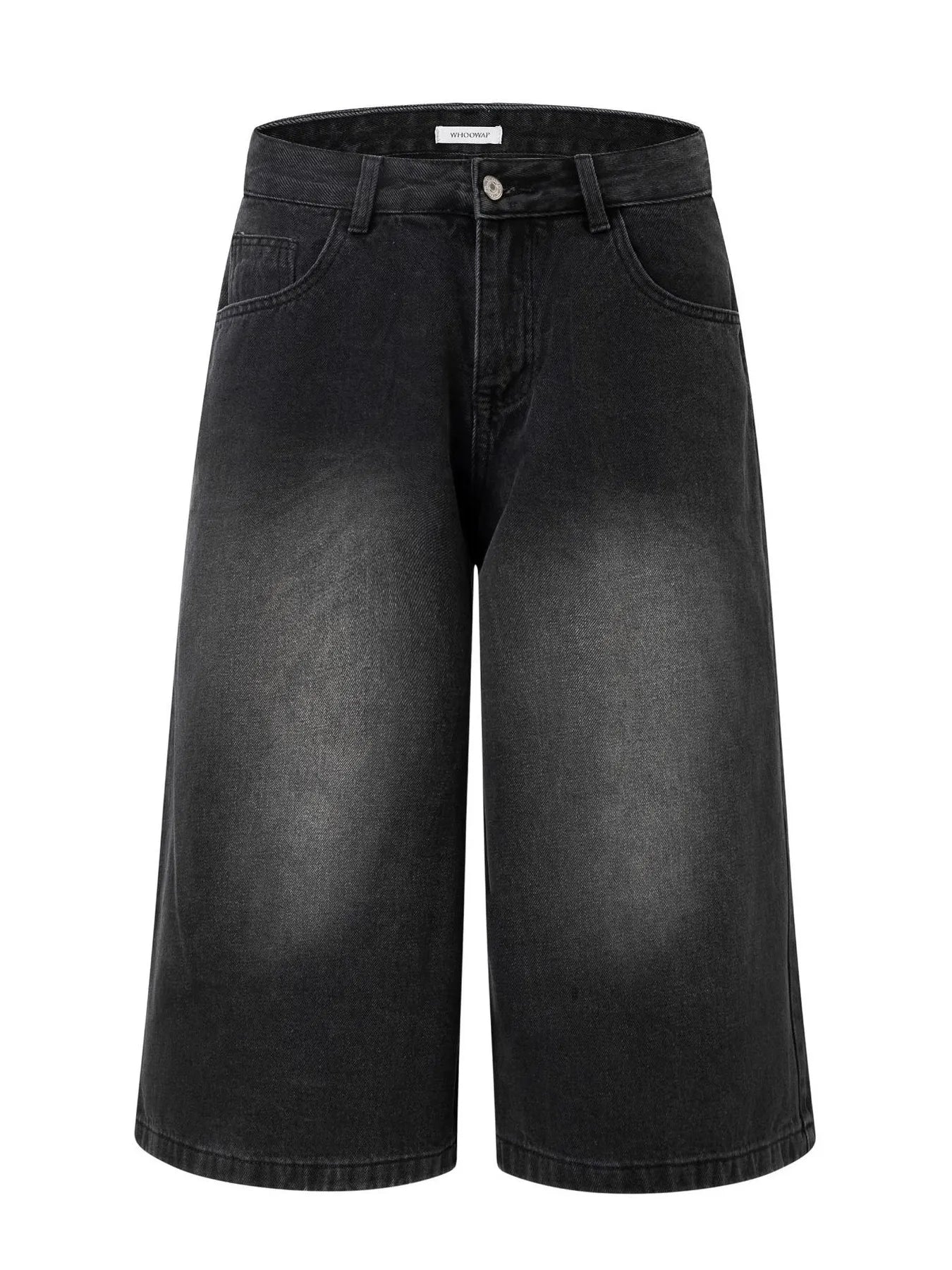 Men's Washed Denim Bermuda Shorts