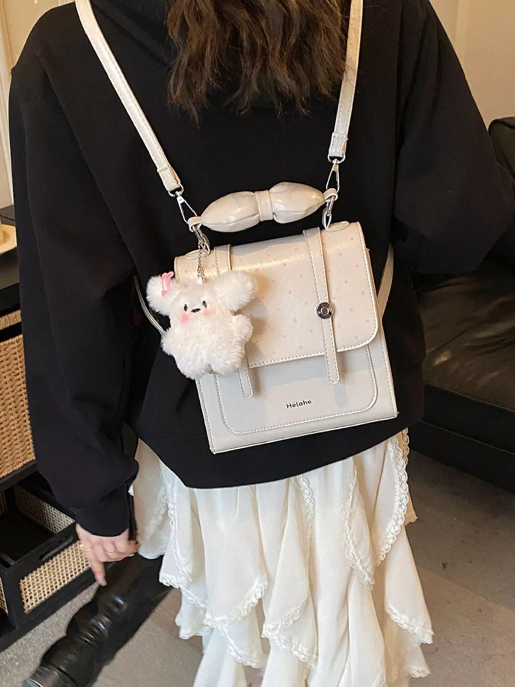 Flap Mini Backpack Bag