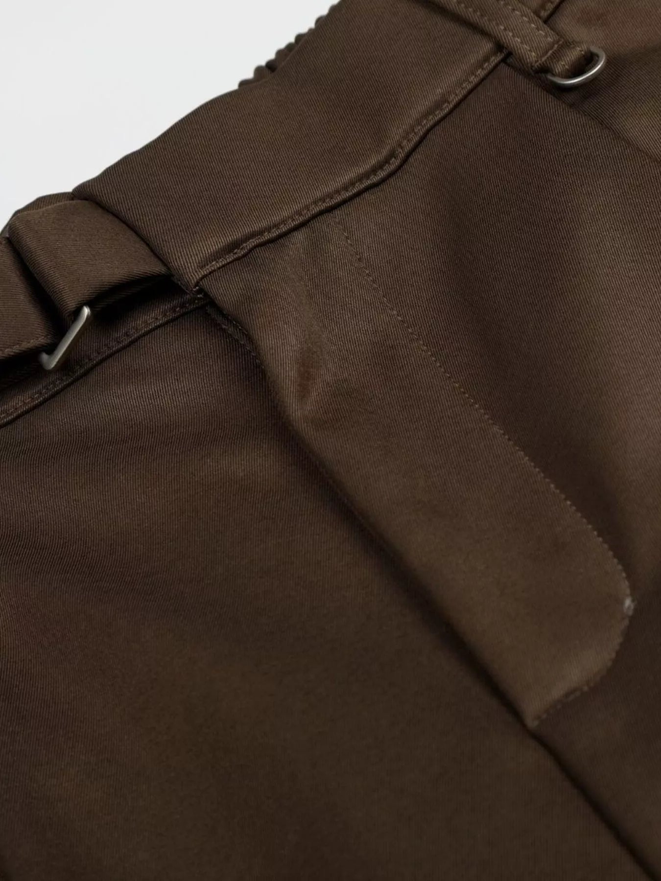 Men's Wide Leg Pleated Capris