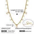 Zircon Chain Necklace Collection