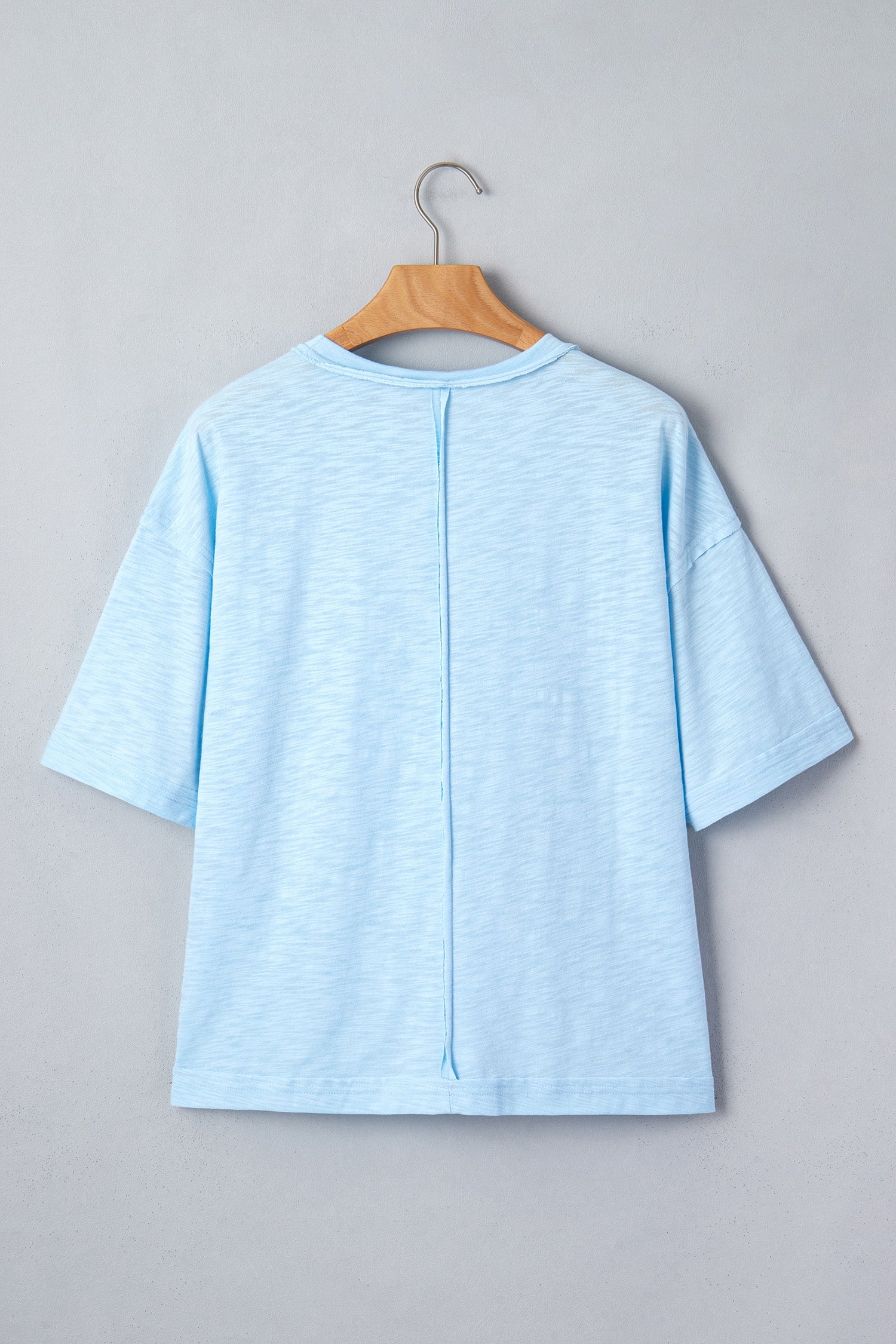 Mist Blue Western Mallard Oversized Tee