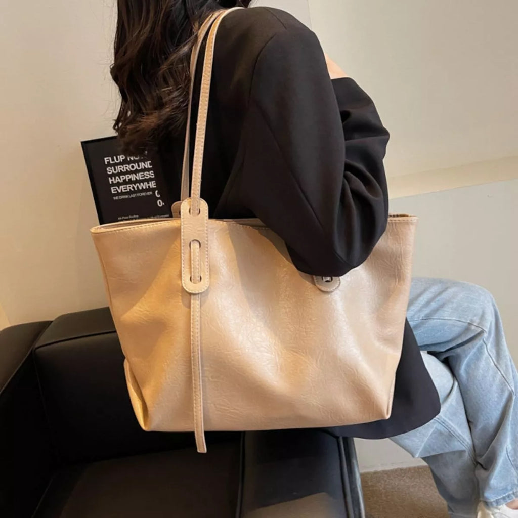 PU Leather Shoulder Bag