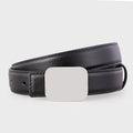 Square Buckle Leather Belt