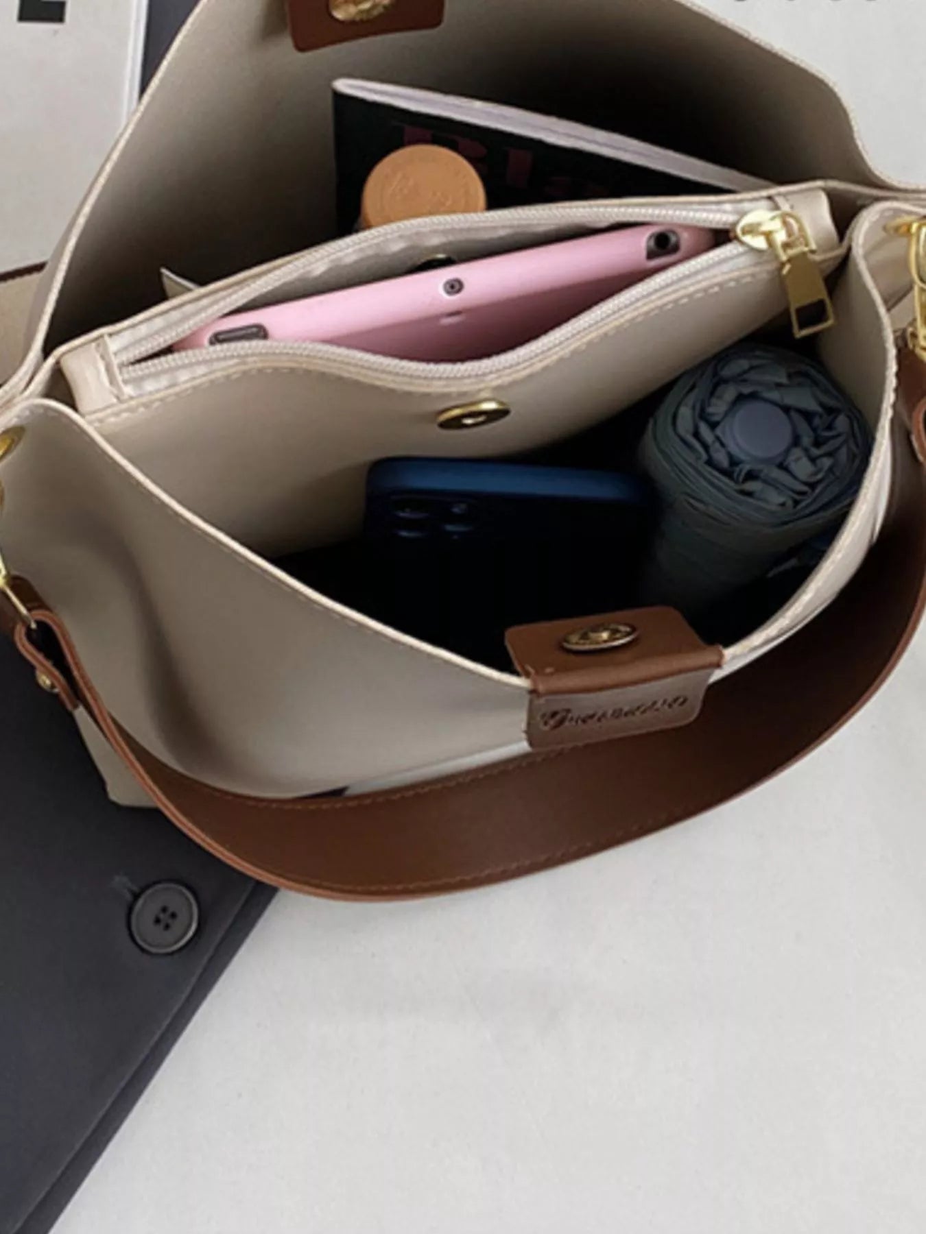 PU Leather Crossbody Bag