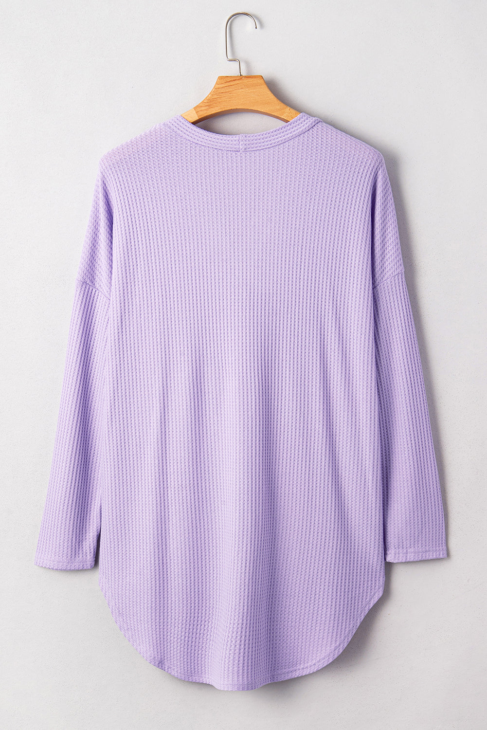 Plus Size Solid Waffle Knit Button-Front Cardigan