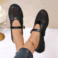 Sparkling Mesh Mary Jane Sneakers