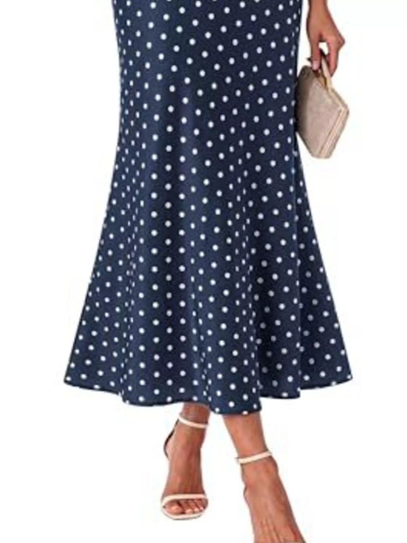High-Waisted Mermaid Midi Skirt