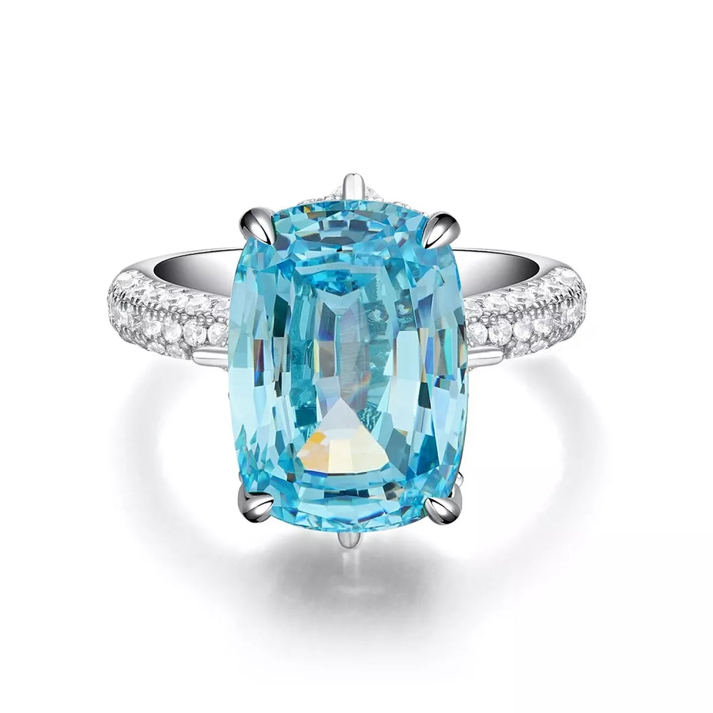 925 Sterling Silver Zircon Ring
