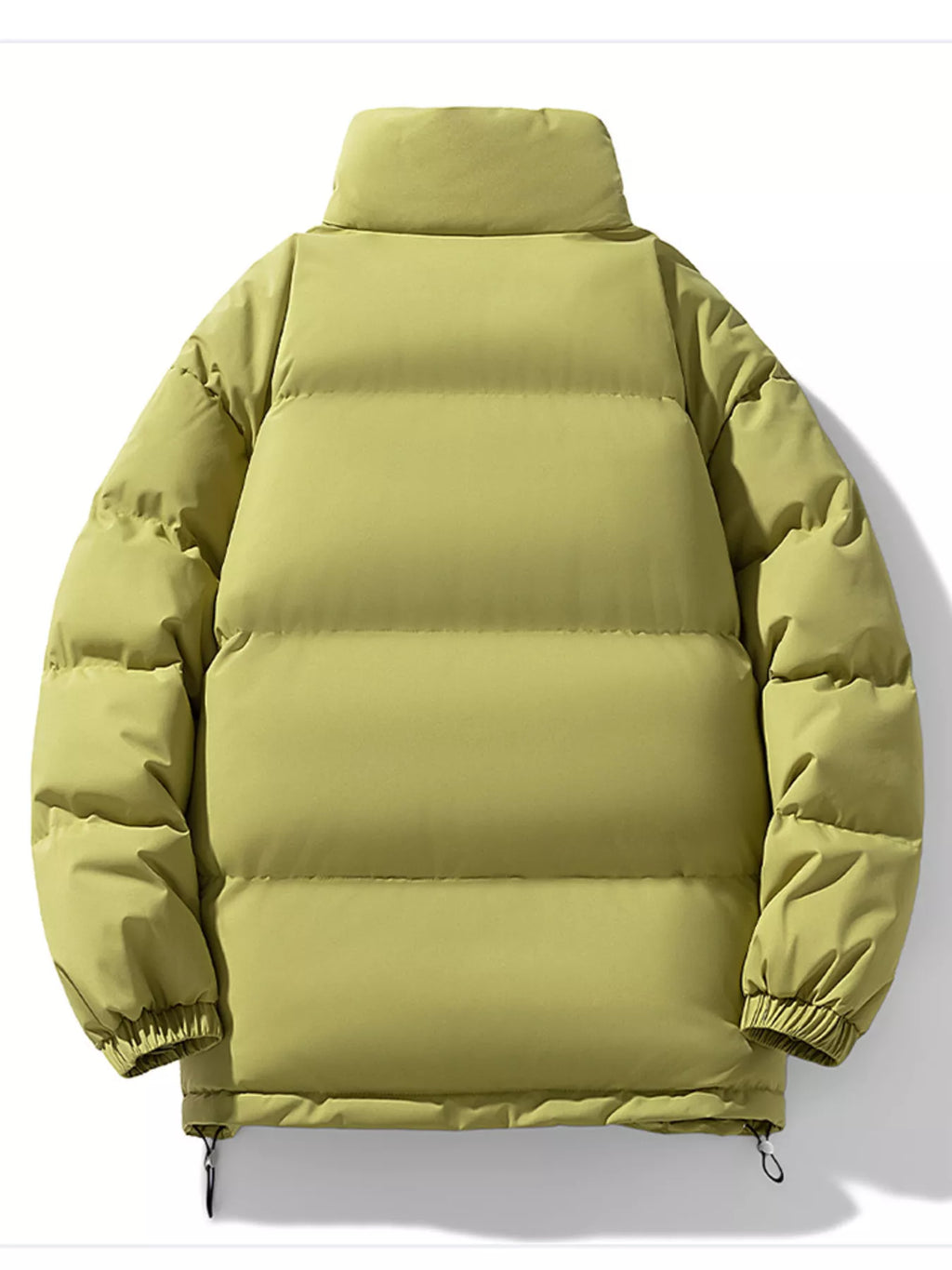 Men's Full Size Padded Stand Collar Winter Coat Plus Size