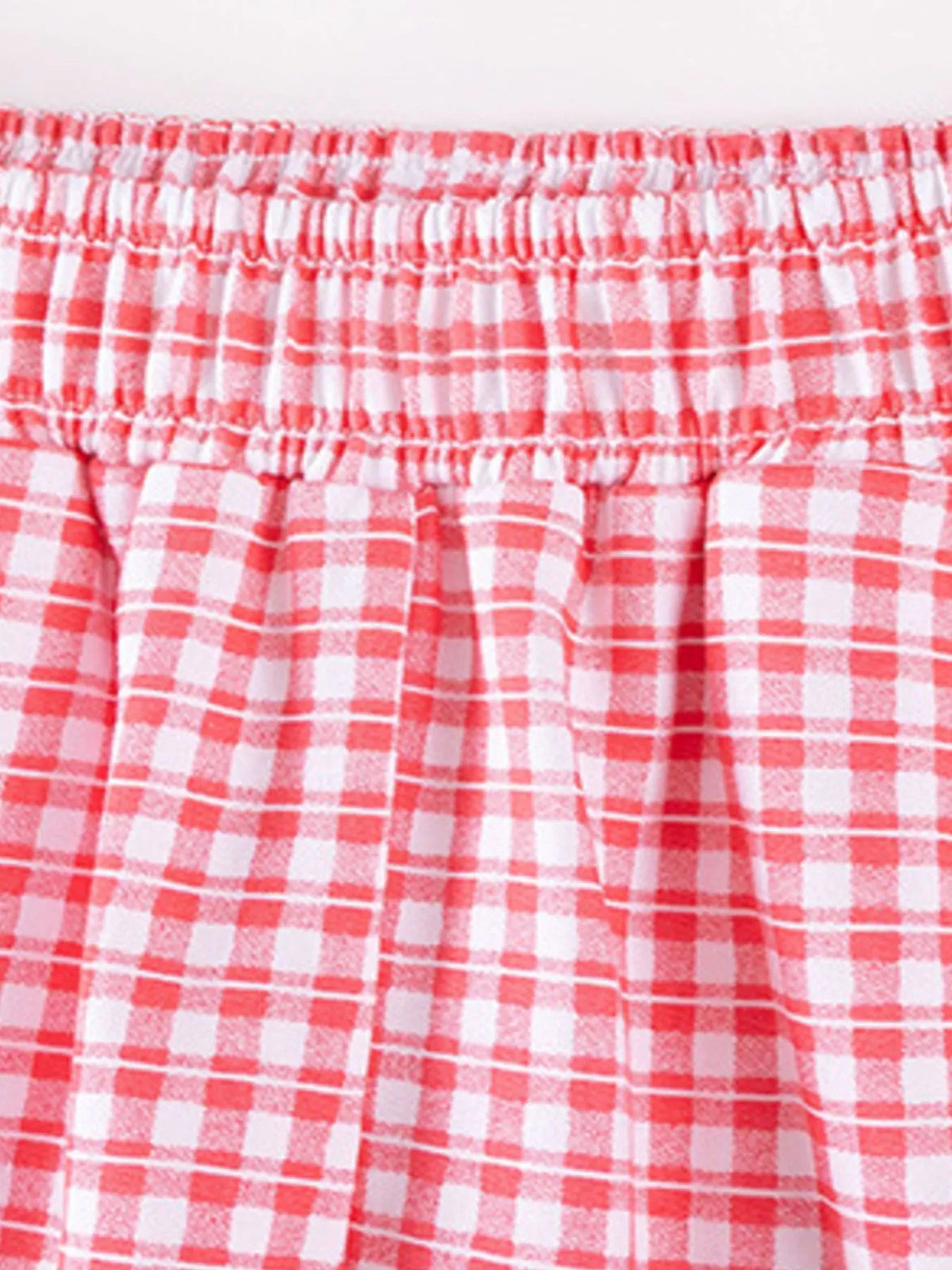 Children's Strawberry Graphic Sweatshirt and Gingham Pants Set