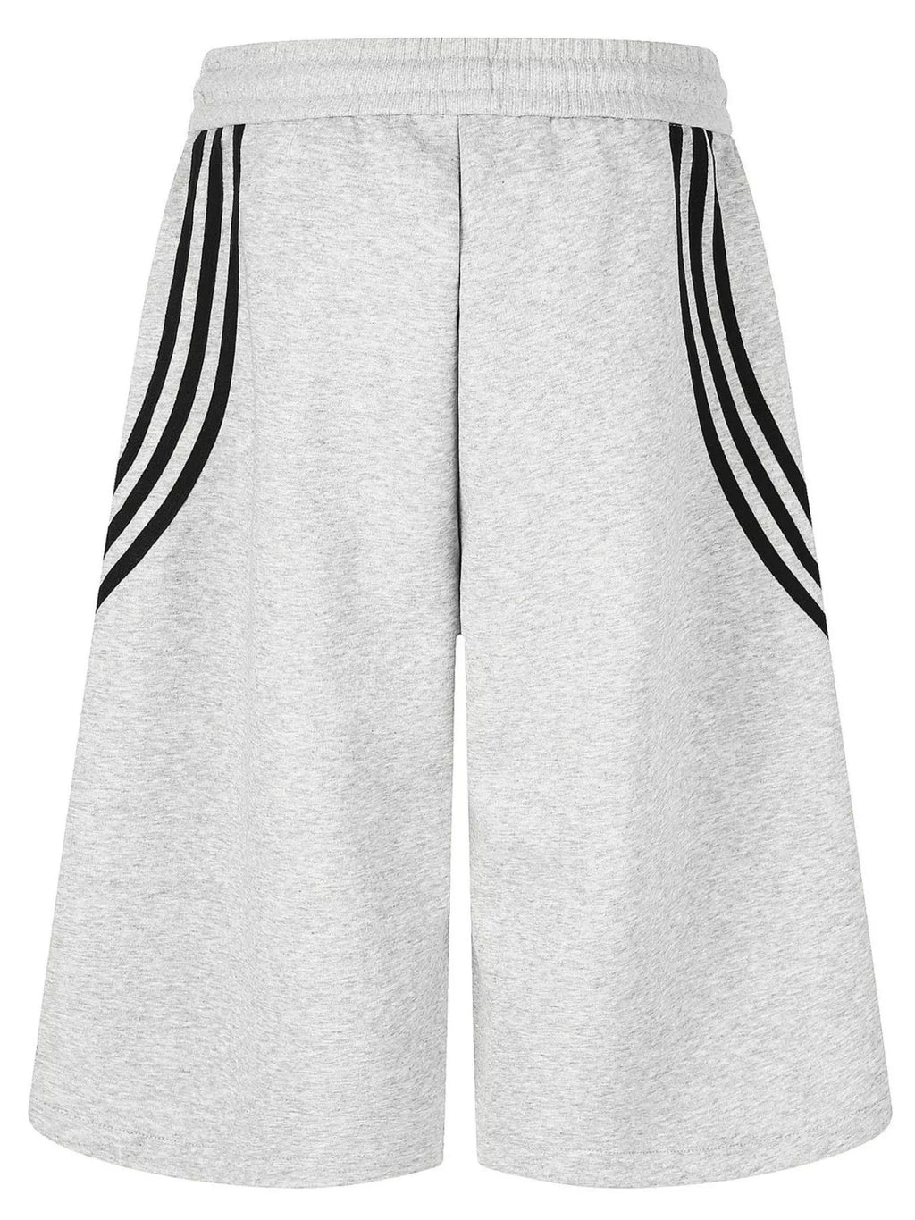 Men's Striped Wide-Leg Cropped Pants