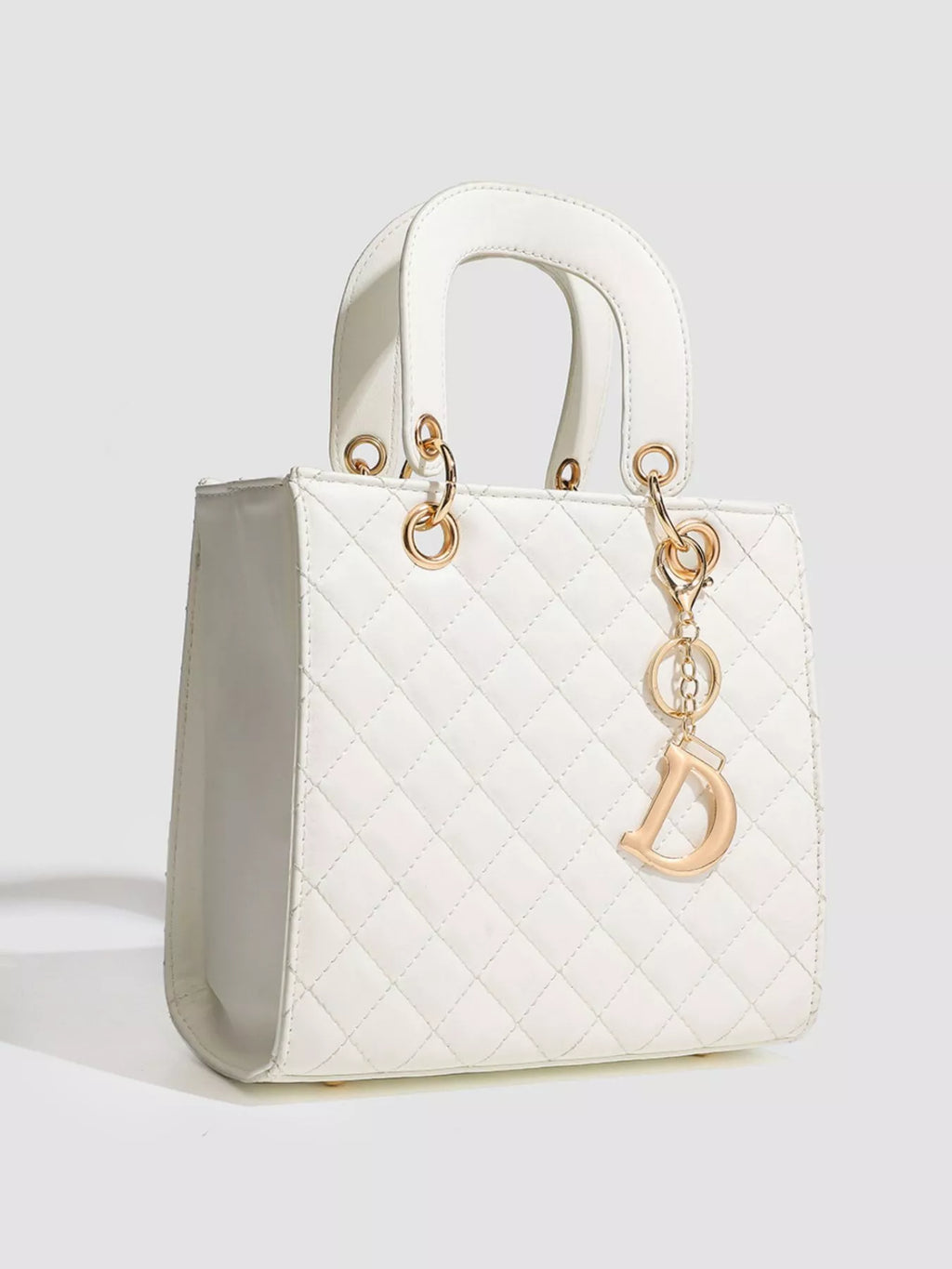 Quilted Top Handle Handbag