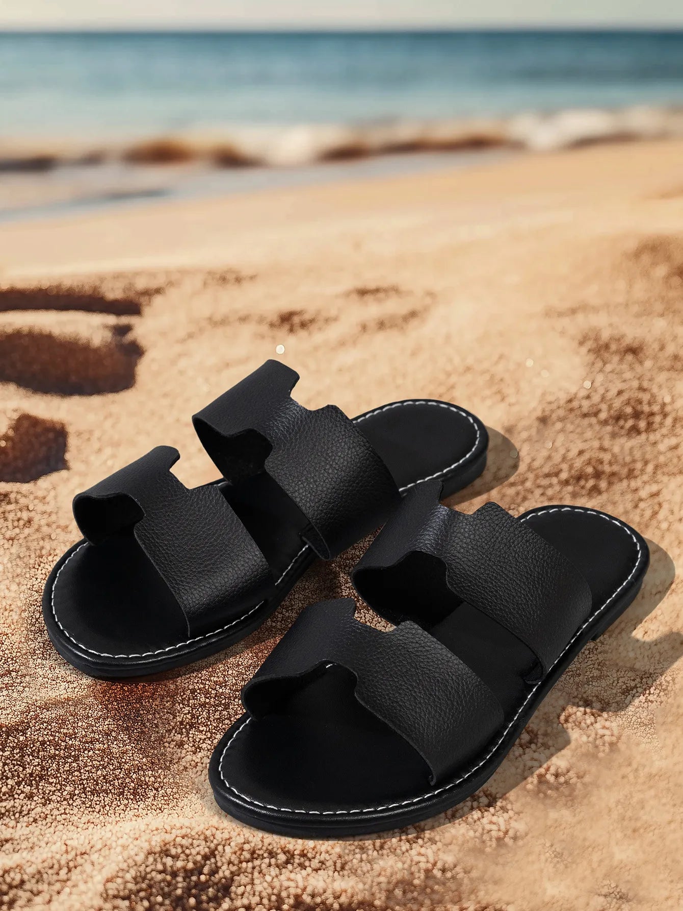 Open Toe Flats Sandals