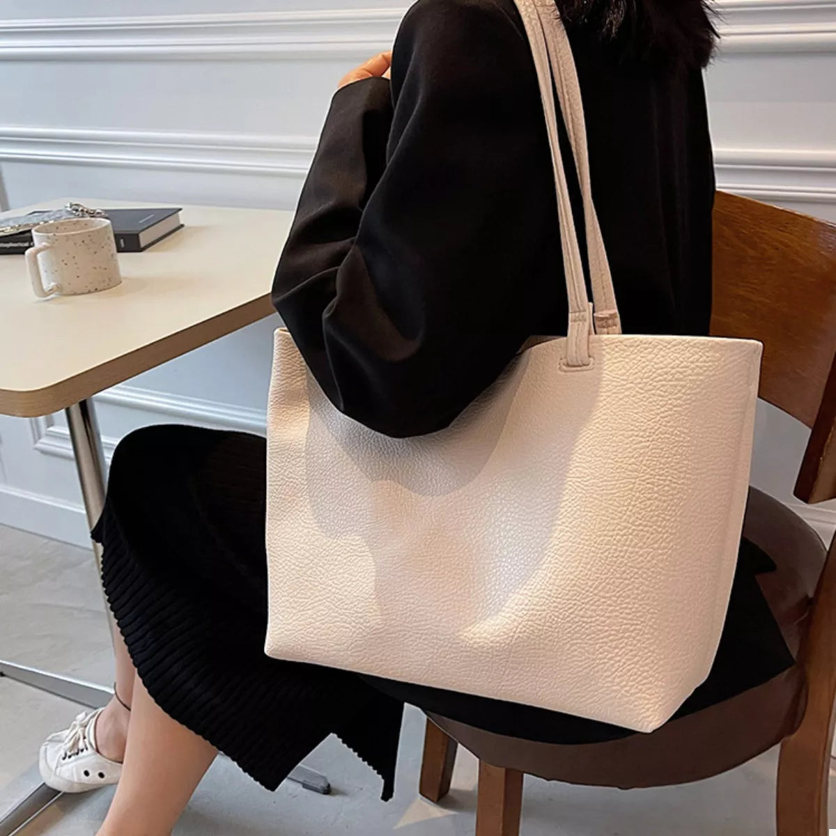 PU Leather Tote Bag