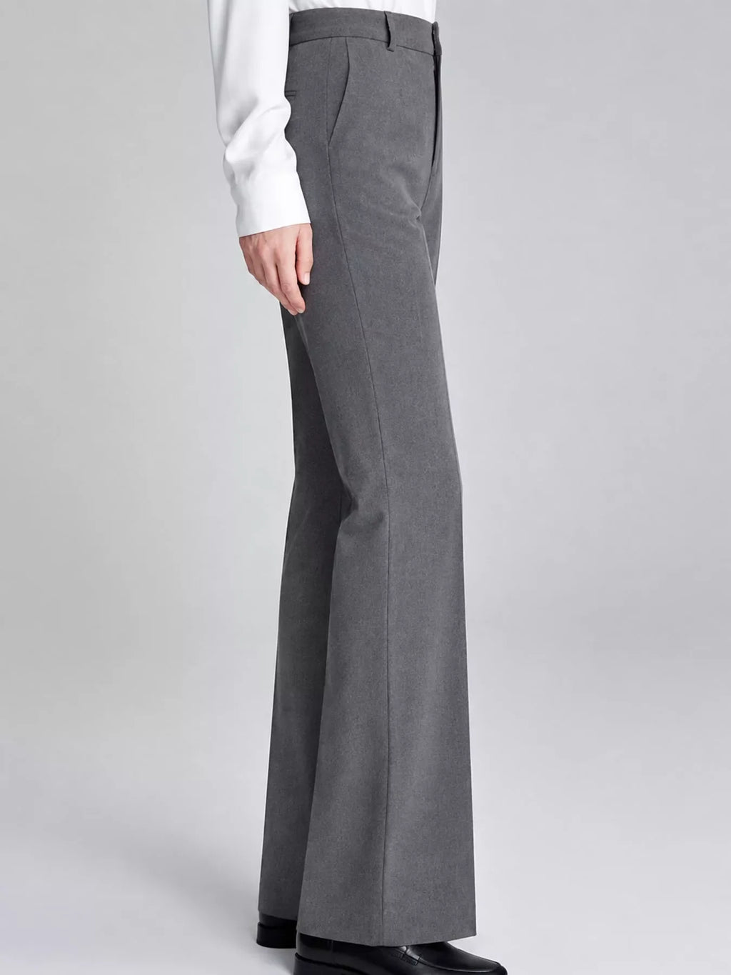 High-Waisted Straight-Leg Pants