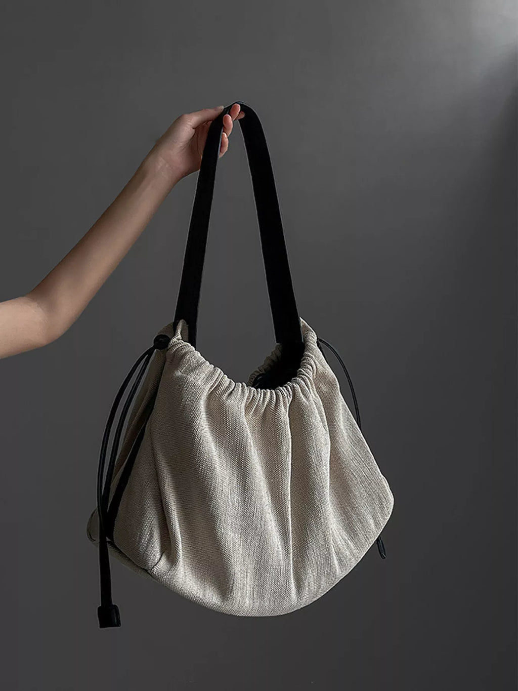 Drawstring Closure Handbag